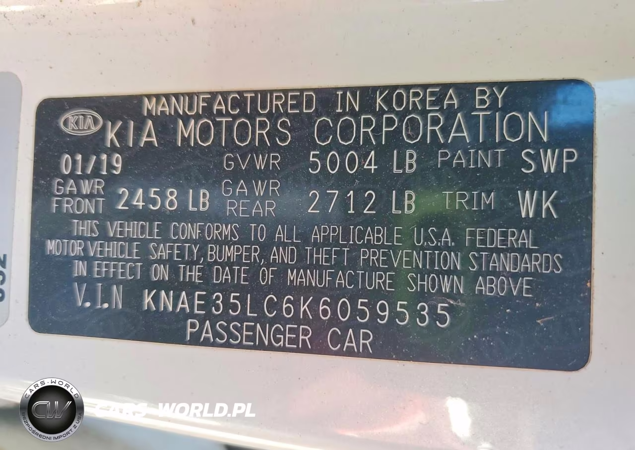 2019 Kia Stinger Gt VIN:KNAE35LC6K6059535 - 13