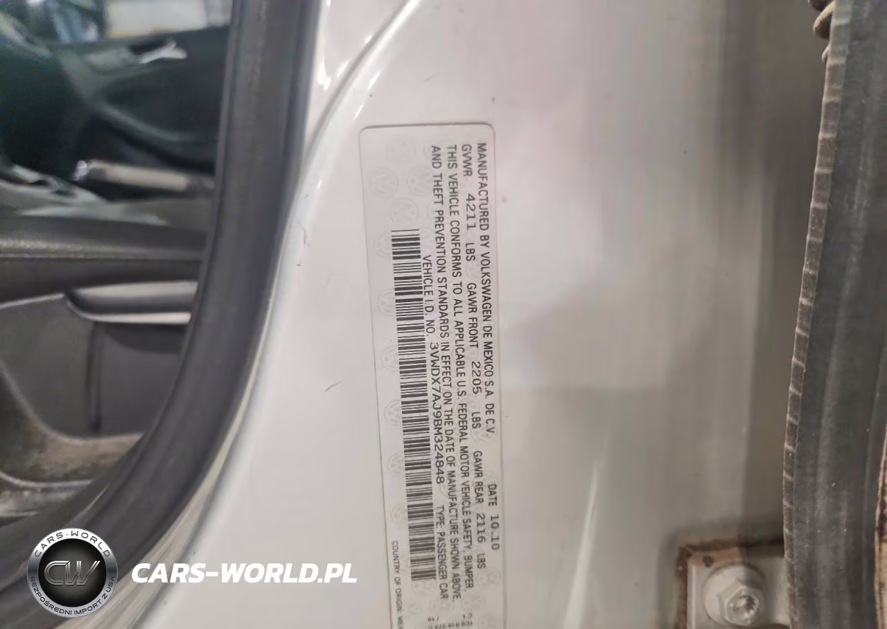 2011 Volkswagen Jetta VIN:3VWDX7AJ9BM324848 - 12