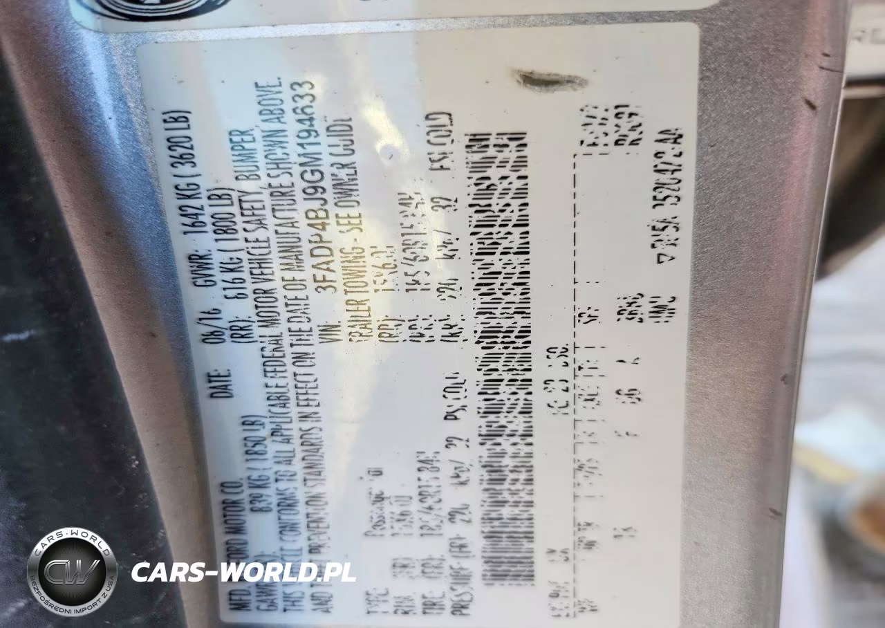 2016 Ford Fiesta Se VIN:3FADP4BJ9GM194633 - 12