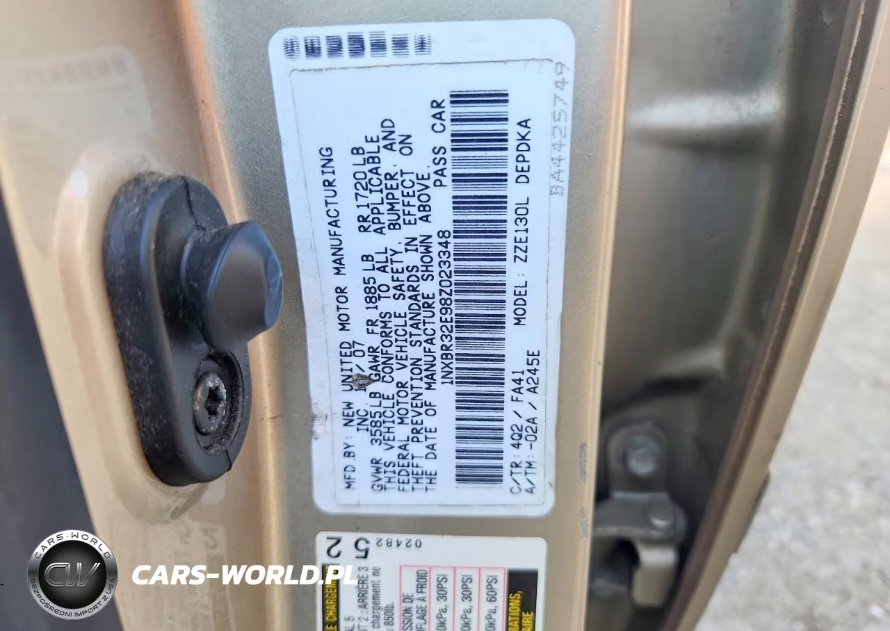 2008 Toyota Corolla Ce VIN:1NXBR32E98Z023348 - 12