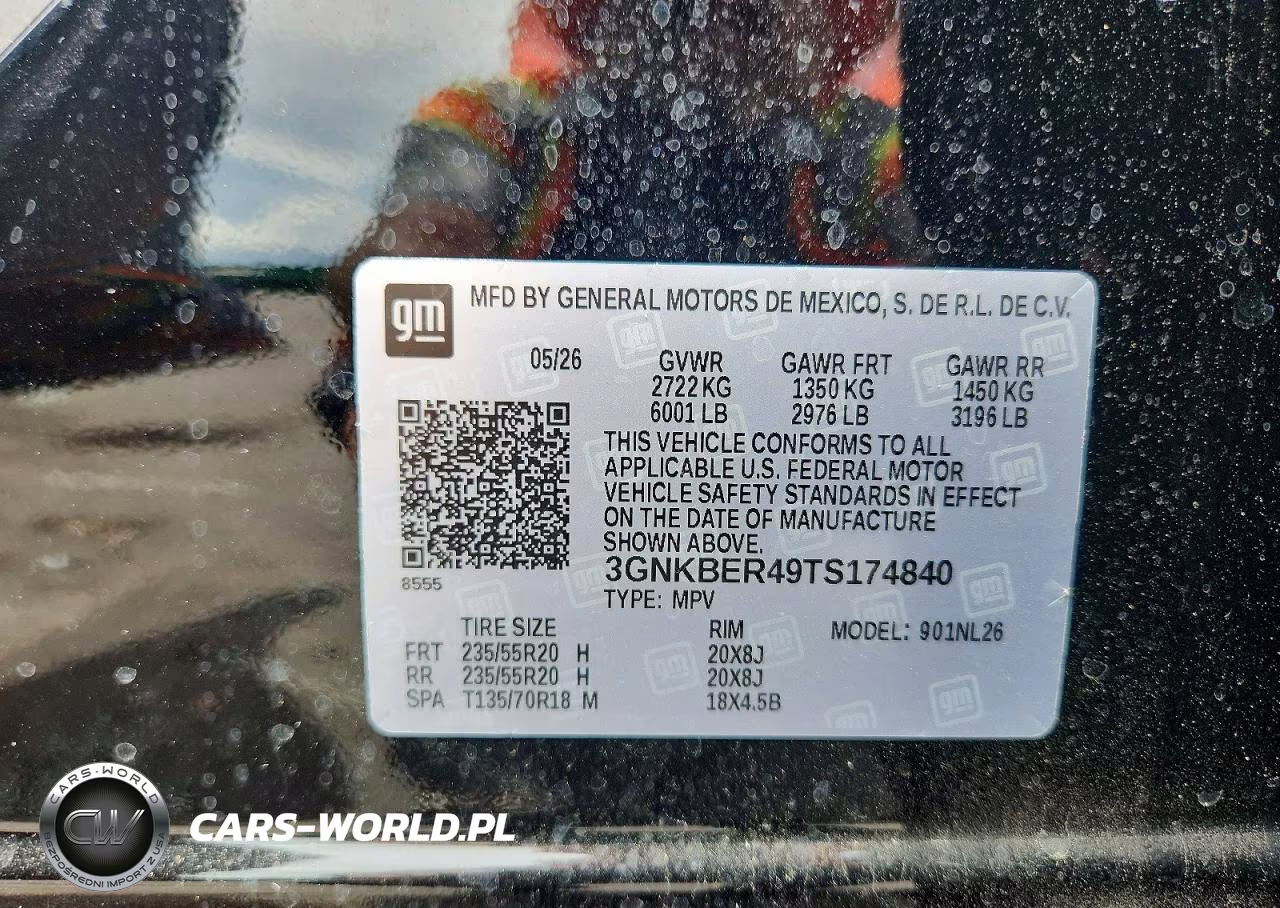 2026 Chevrolet Blazer Rs VIN:3GNKBER49TS174840 - 13