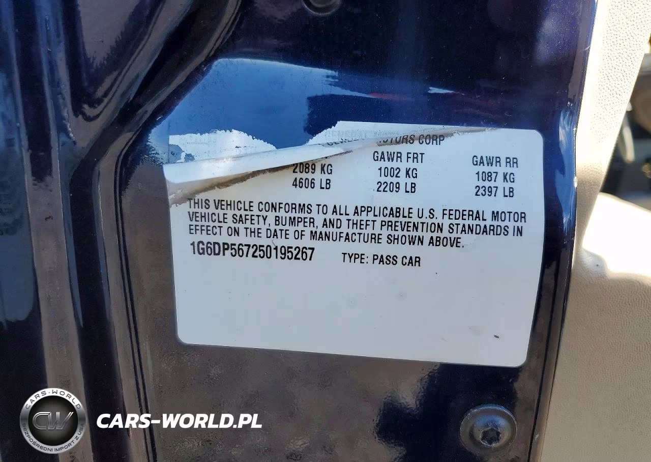 2005 Cadillac Cts Hi Feature V6 VIN:1G6DP567250195267 - 12