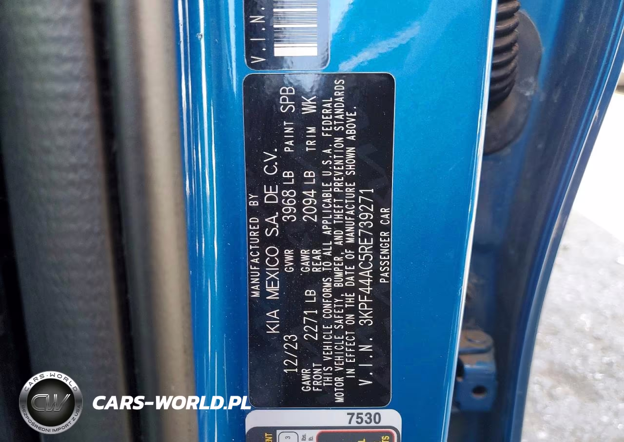 2024 Kia Forte Gt VIN:3KPF44AC5RE739271 - 12