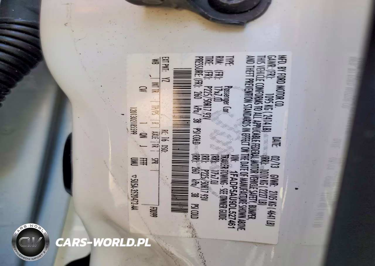 2013 Ford C-Max Se VIN:1FADP5AU9DL527461 - 13