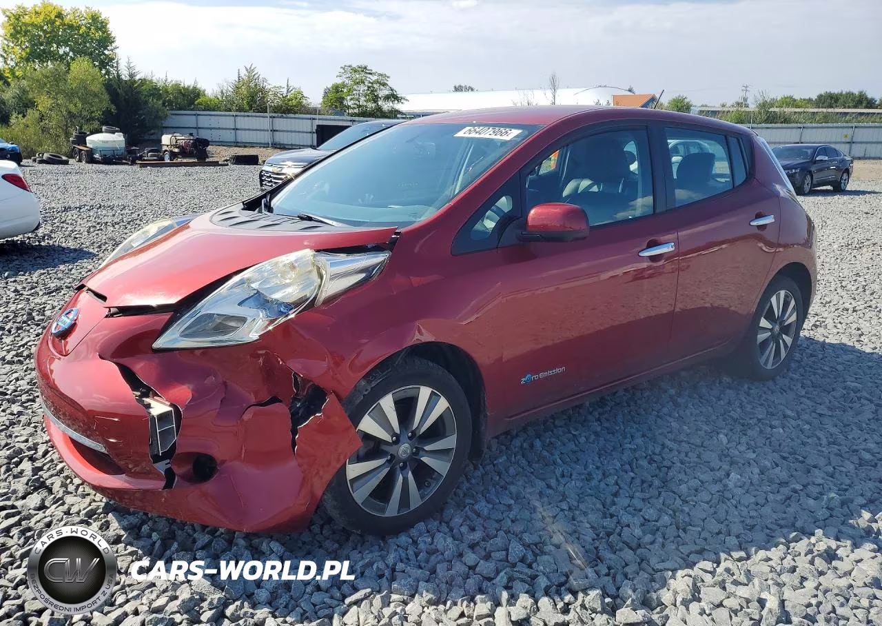 2015 Nissan Leaf S VIN:1N4AZ0CPXFC300287 - 1