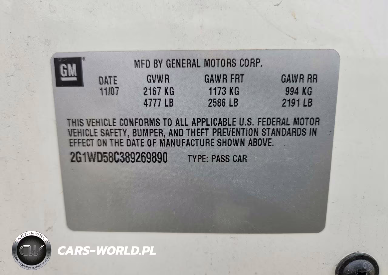 2008 Chevrolet Impala Super Sport VIN:2G1WD58C389269890 - 12