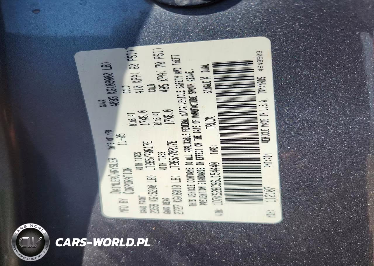 2006 Dodge Ram 2500 St VIN:1D7KS28C96J154440 - 12