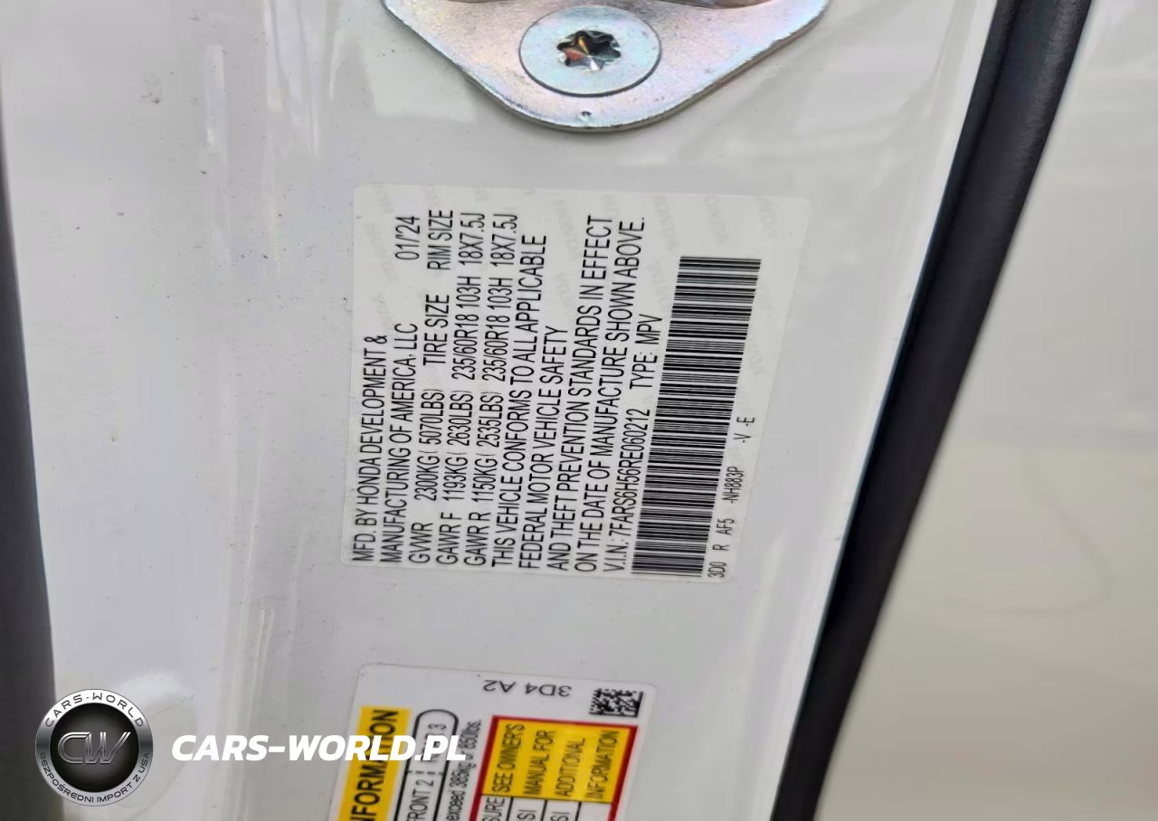 2024 Honda Cr-V Sport VIN:7FARS6H56RE060212 - 14