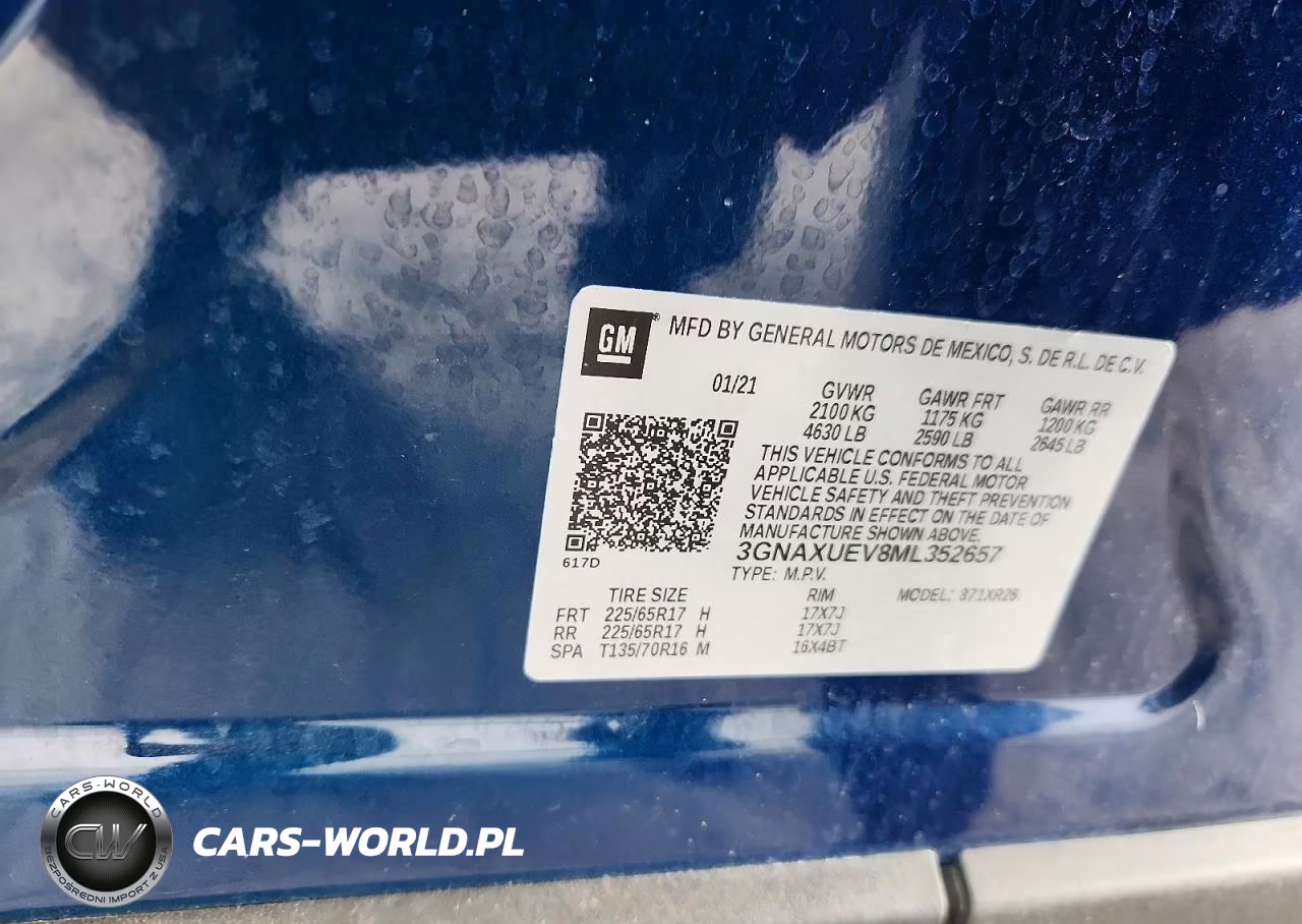 2021 Chevrolet Equinox Lt VIN:3GNAXUEV8ML352657 - 12