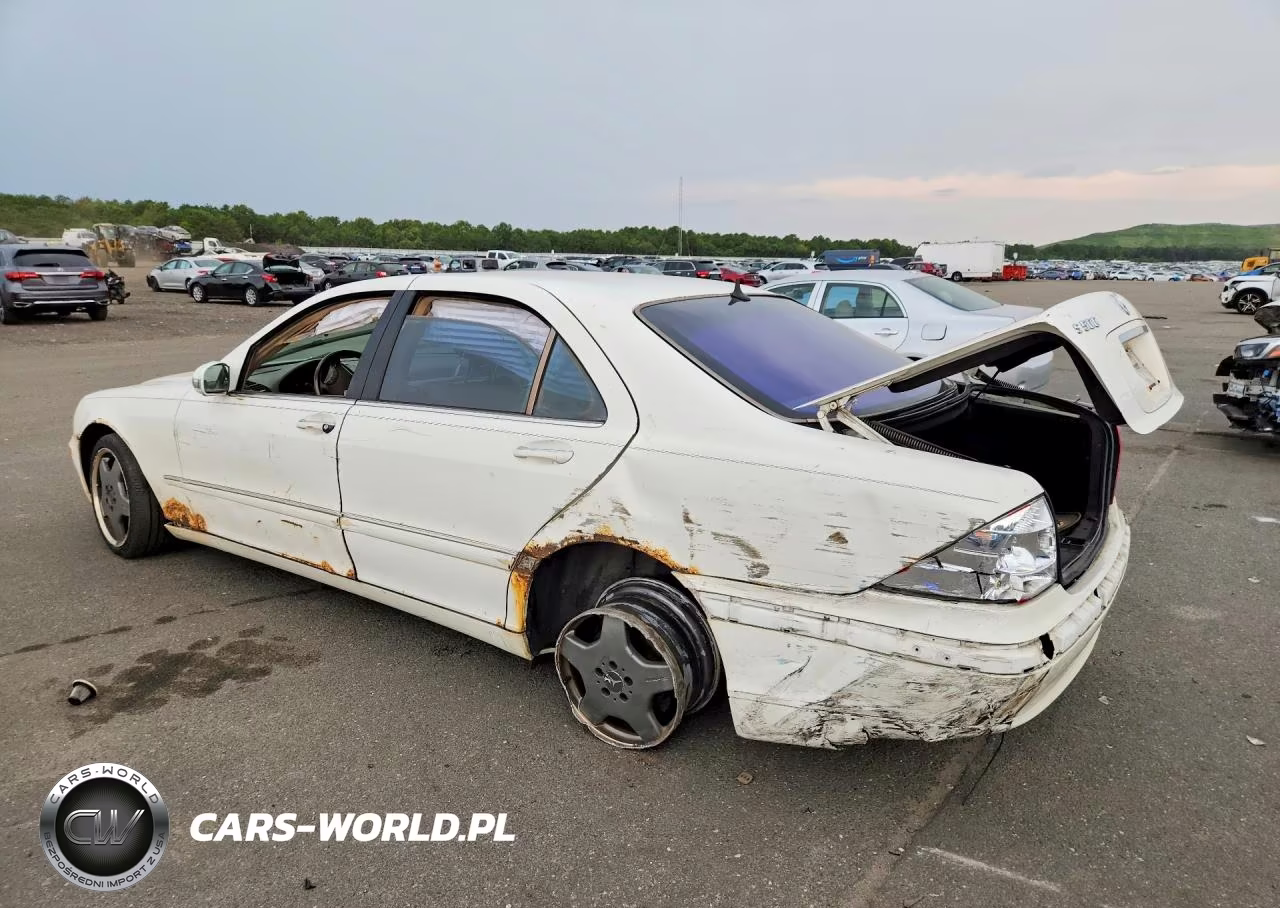 2002 Mercedes-Benz S 500 VIN:WDBNG75J02A262804 - 2