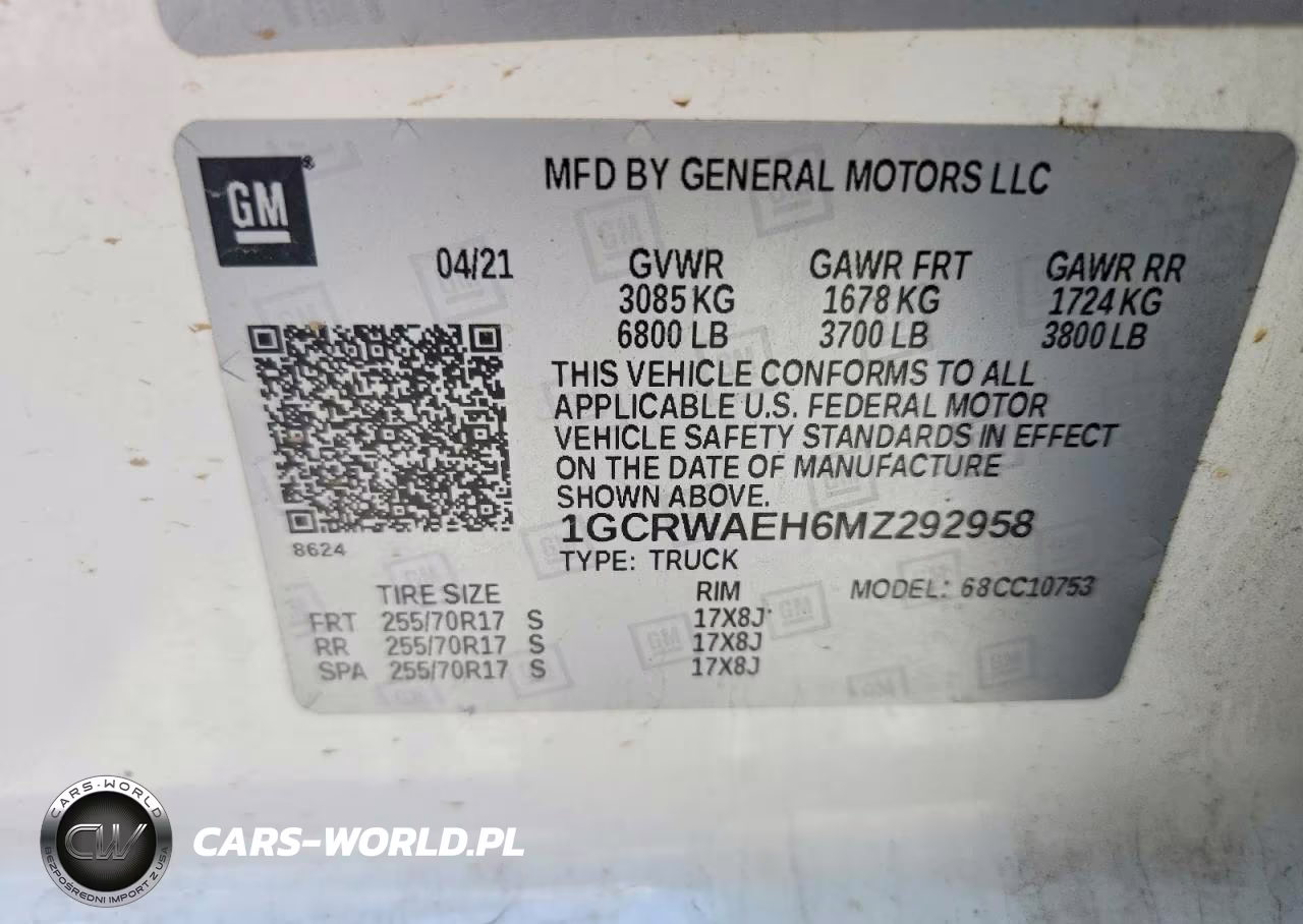 2021 Chevrolet Silverado C1500 VIN:1GCRWAEH6MZ292958 - 12