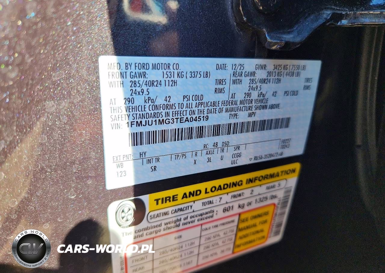 2026 Ford Expedition Platinum VIN:1FMJU1MG3TEA04519 - 13