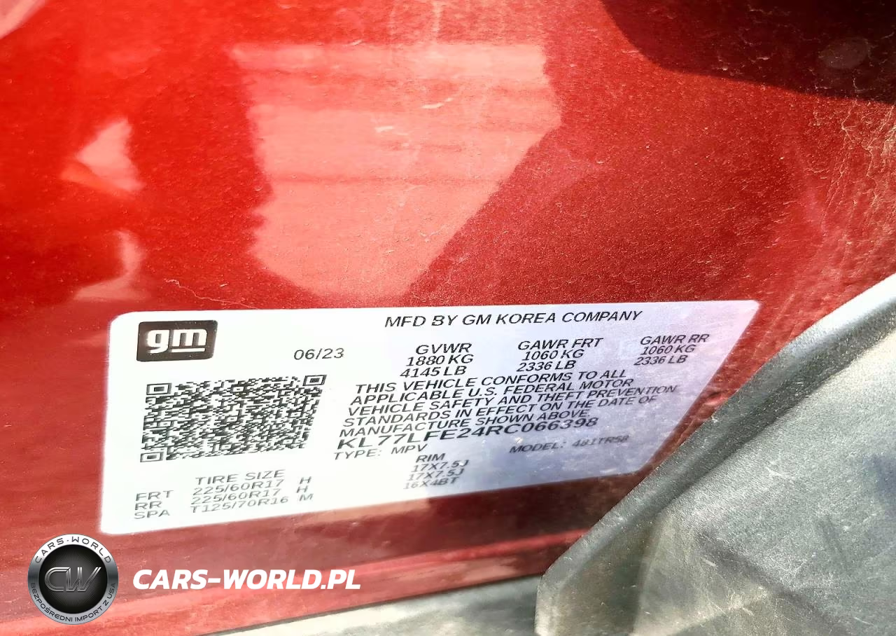 2024 Chevrolet Trax Ls VIN:KL77LFE24RC066398 - 13