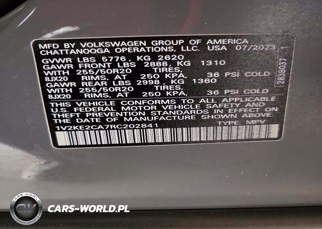 2024 Volkswagen Atlas Cross Sport Se VIN:1V2KE2CA7RC202841 - 12