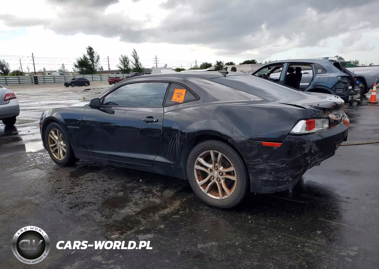 2015 Chevrolet Camaro Ls VIN:2G1FB1E33F9187836 - 2