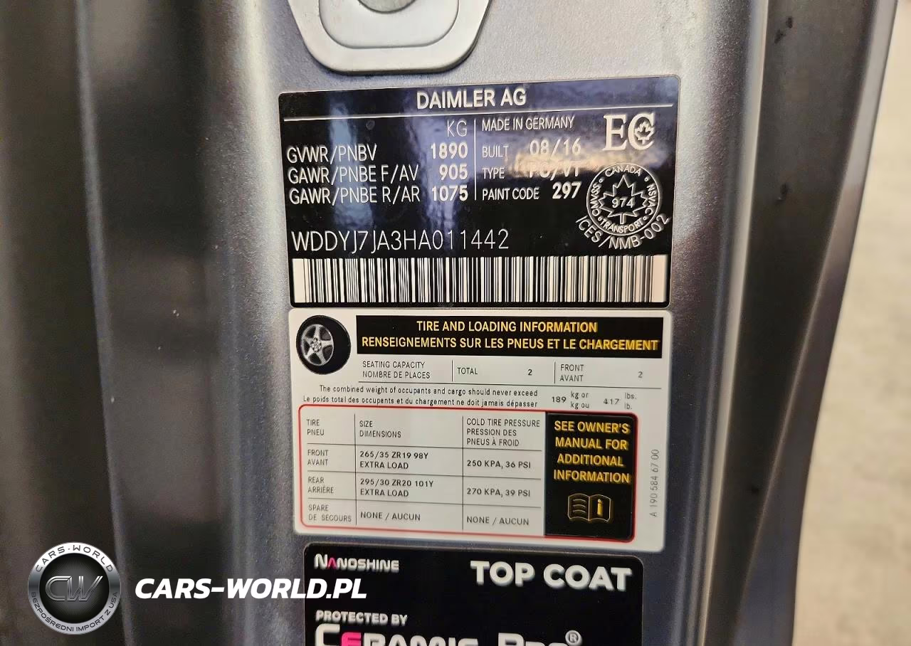 2017 Mercedes-Benz Amg Gt S VIN:WDDYJ7JA3HA011442 - 12