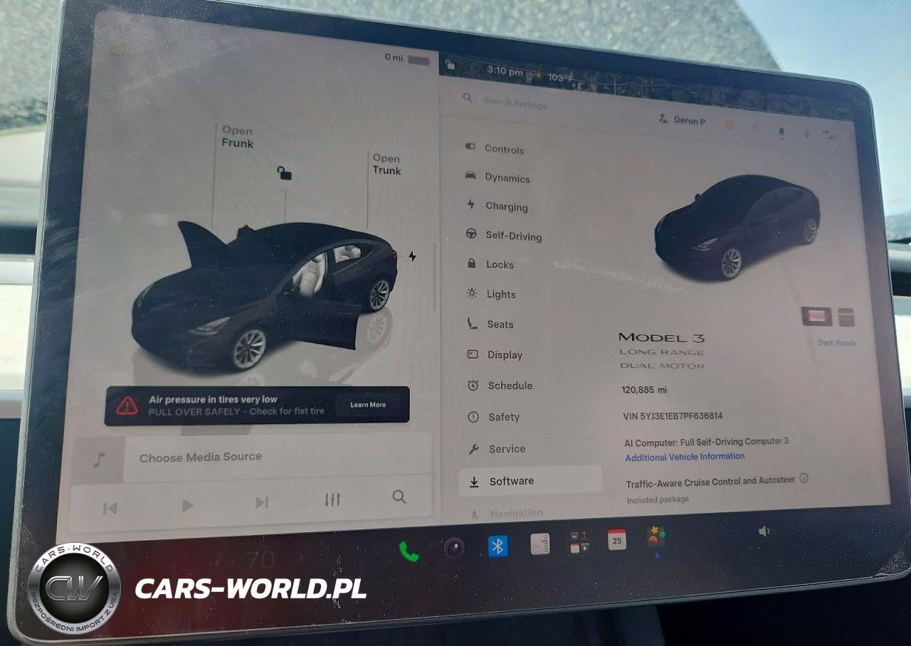 2023 Tesla Model 3 VIN:5YJ3E1EB7PF636814 - 9