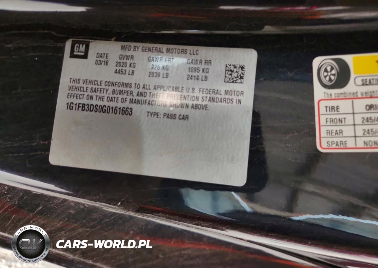 2016 Chevrolet Camaro Lt VIN:1G1FB3DS0G0161663 - 12