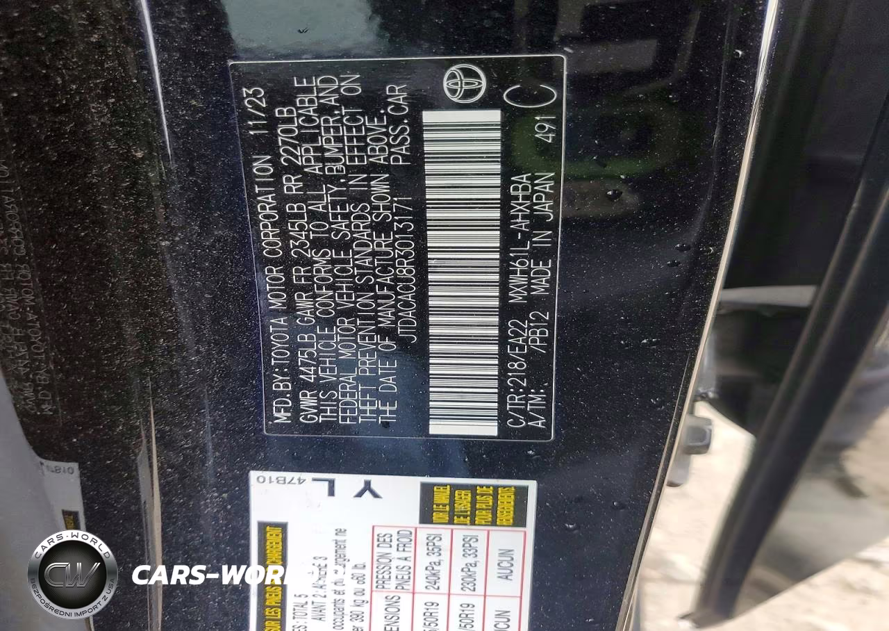 2024 Toyota Prius Prime Xse Premium VIN:JTDACACU8R3013171 - 12
