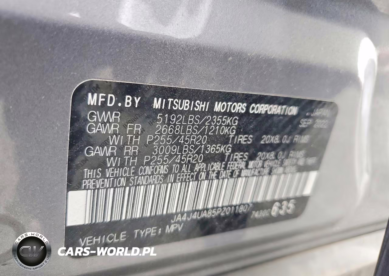 2023 Mitsubishi Outlander Se VIN:JA4J4UA85PZ011807 - 13