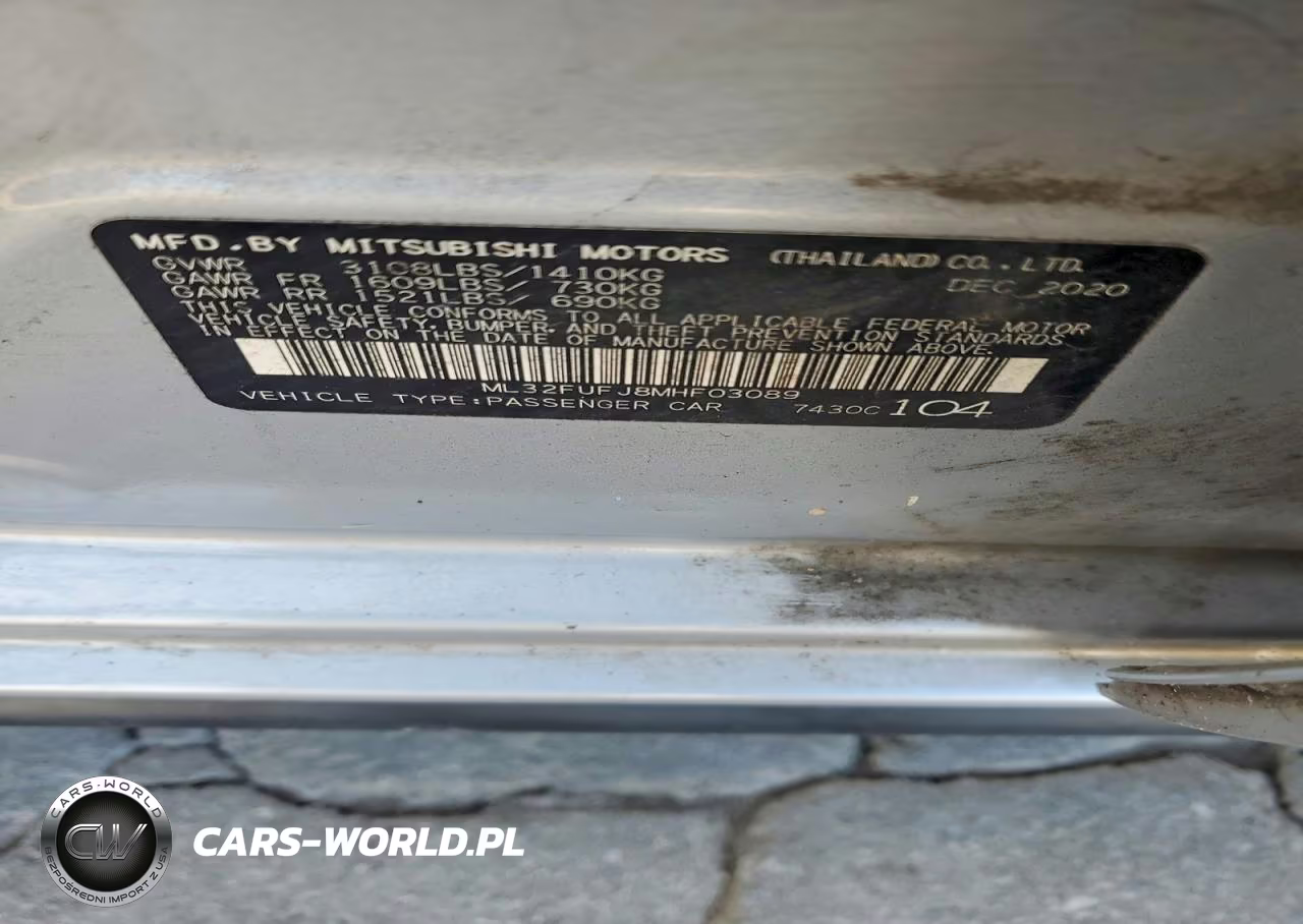 2021 Mitsubishi Mirage G4 Es VIN:ML32FUFJ8MHF03089 - 12