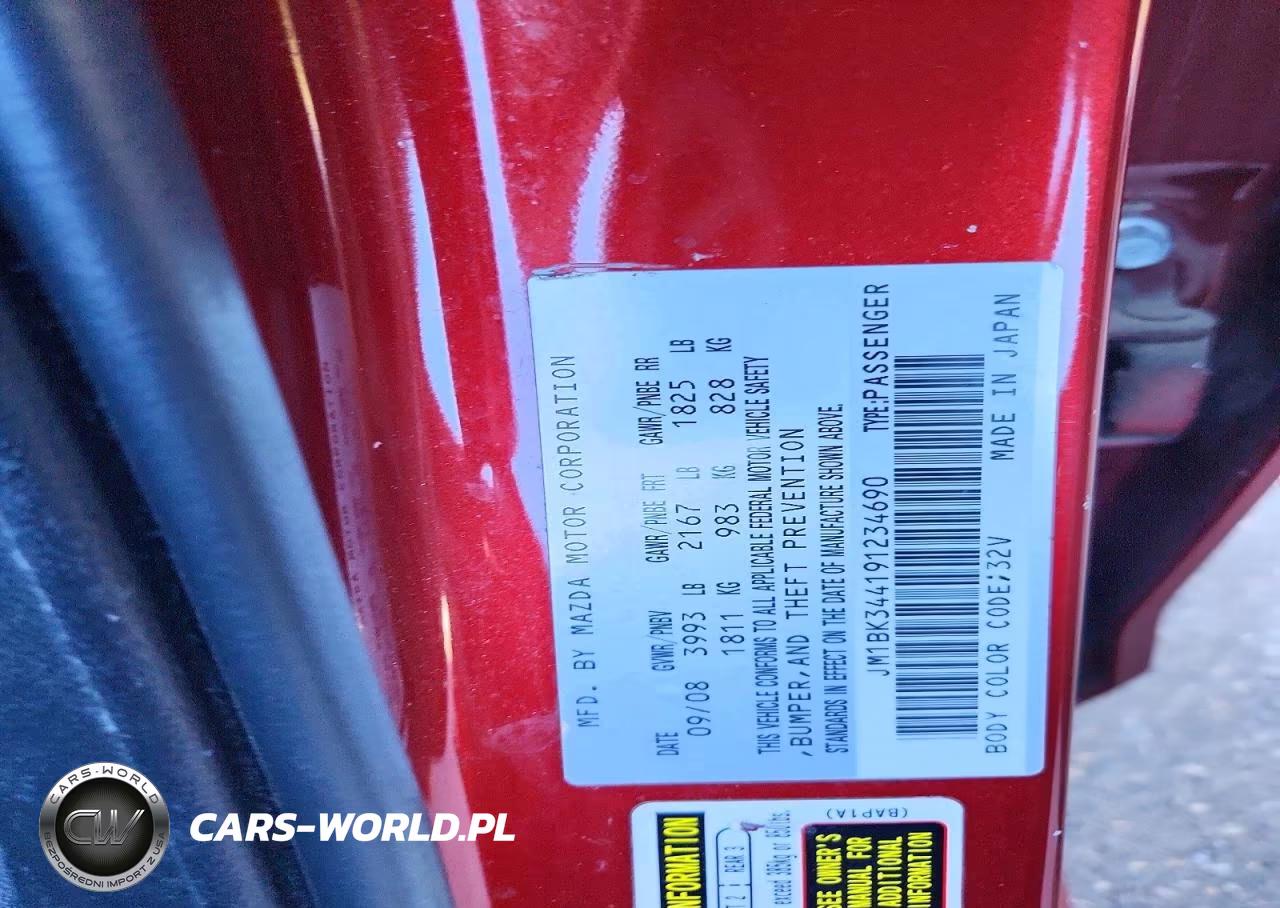 2009 Mazda 3 S VIN:JM1BK344191234690 - 12