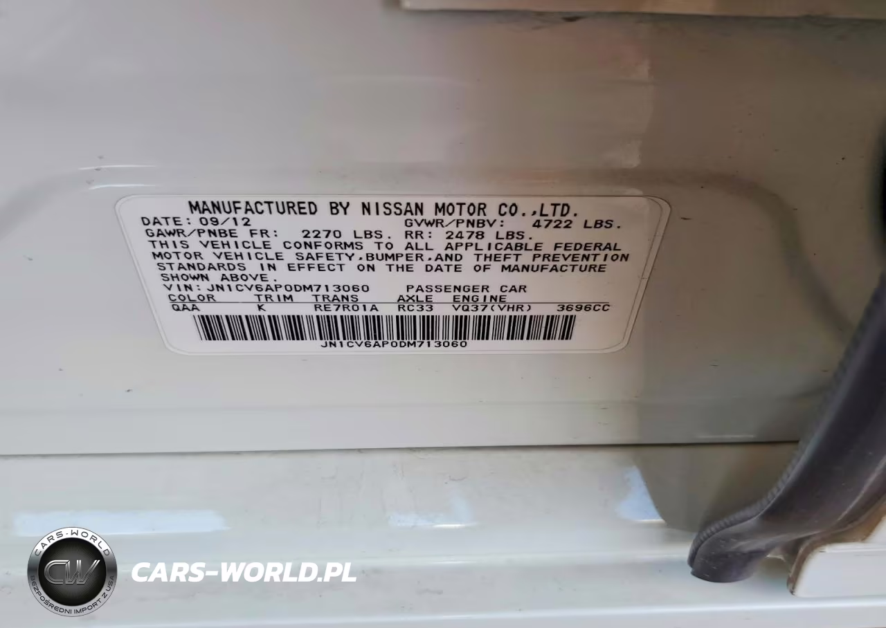 2013 Infiniti G37 Sedan Journey VIN:JN1CV6AP0DM713060 - 12