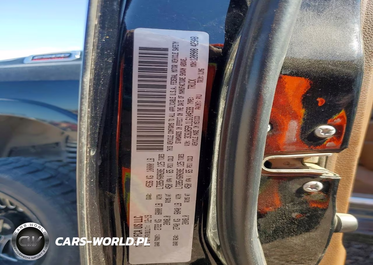 2020 Ram 2500 Longhorn VIN:3C6UR5PL1LG104539 - 12