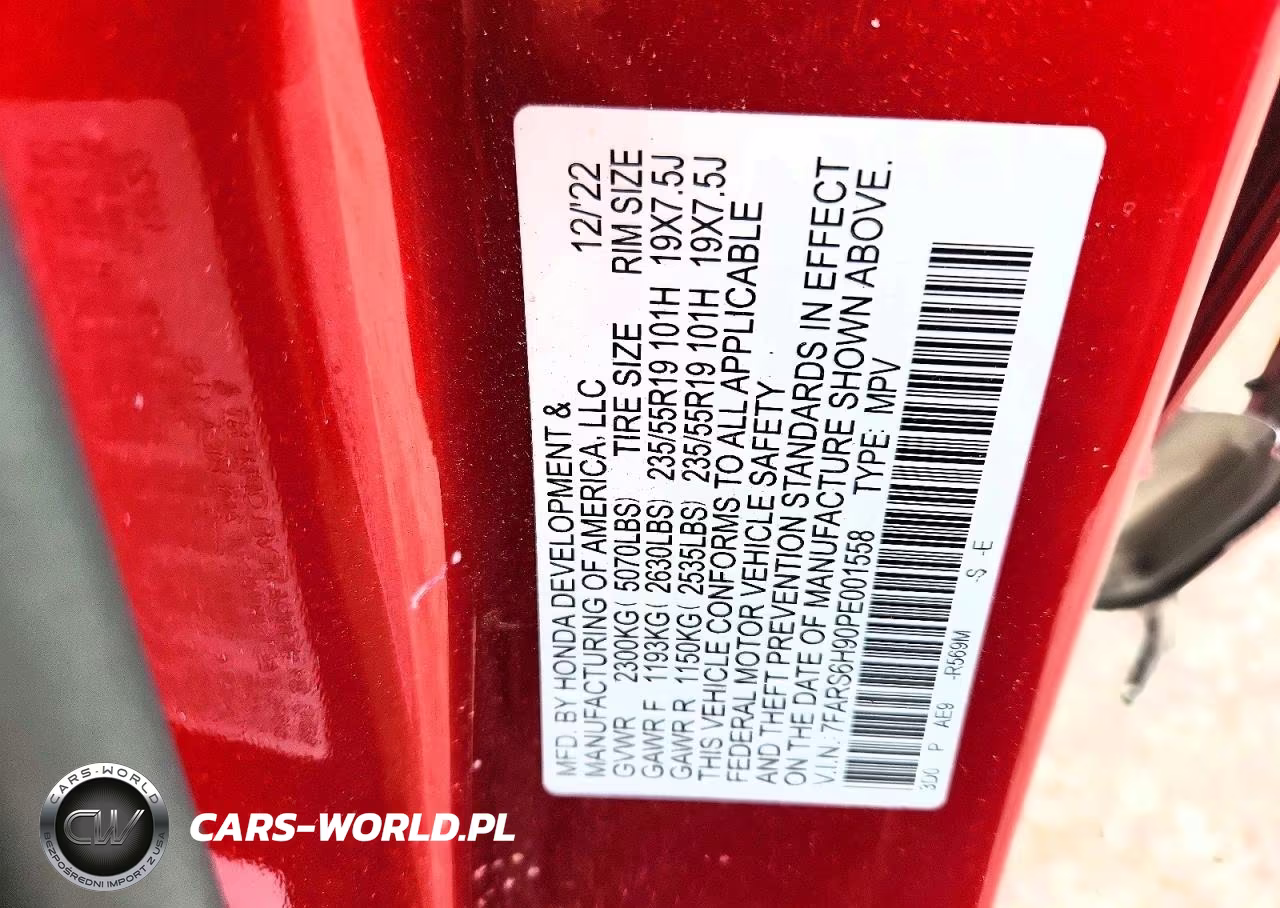 2023 Honda Cr-V Sport Touring VIN:7FARS6H90PE001558 - 13