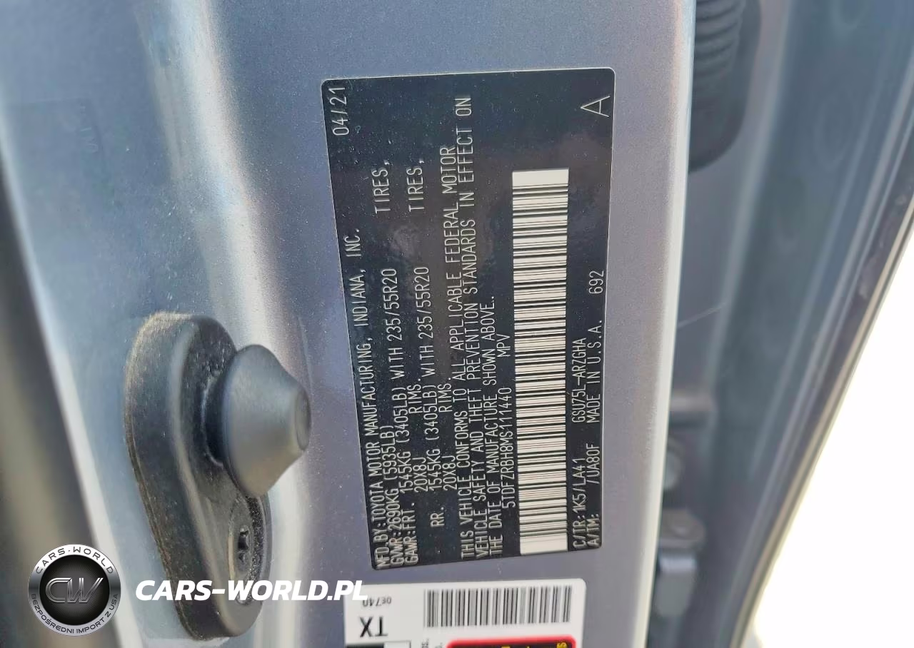 2021 Toyota Highlander Platinum VIN:5TDFZRBH8MS111440 - 13