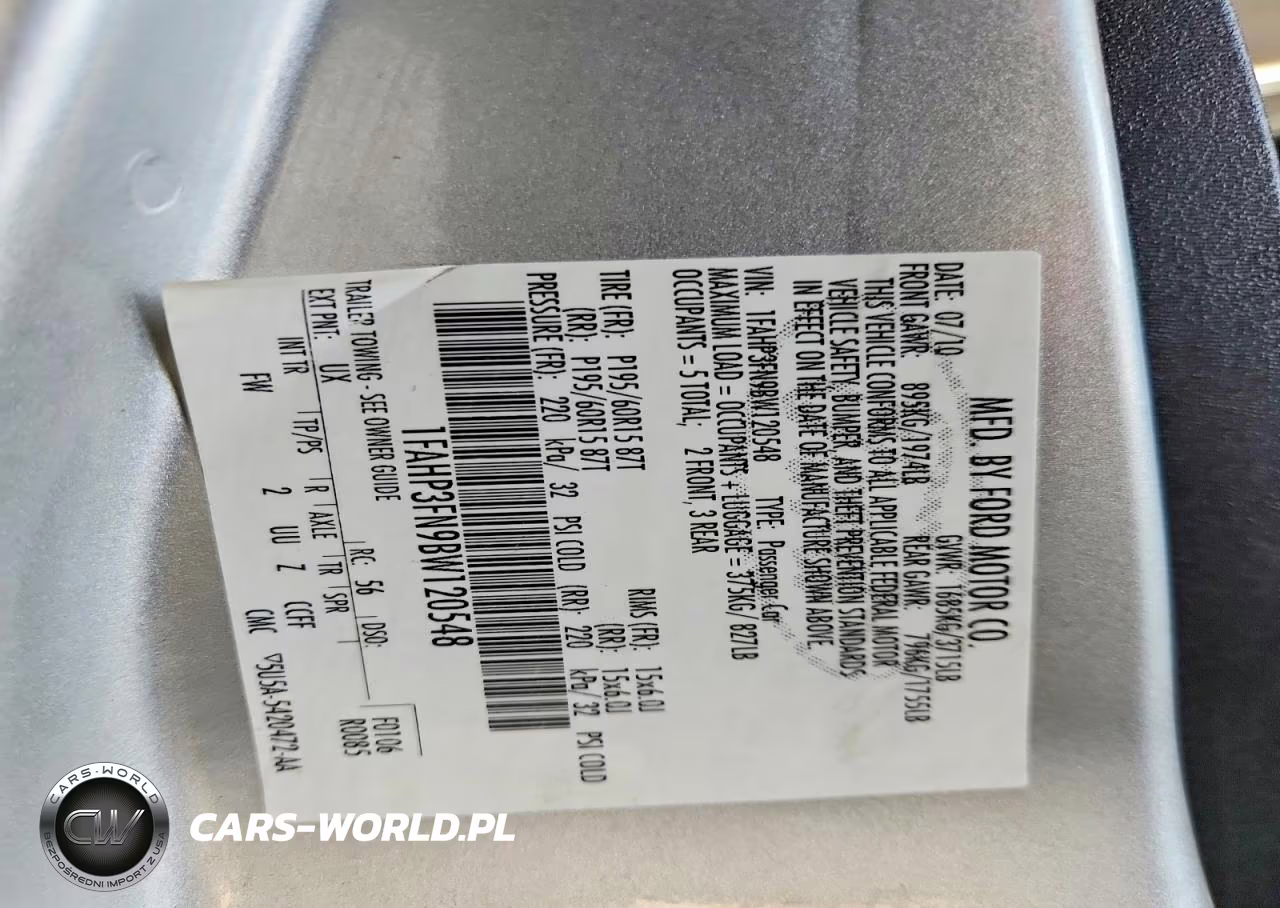 2011 Ford Focus Se VIN:1FAHP3FN9BW120548 - 12