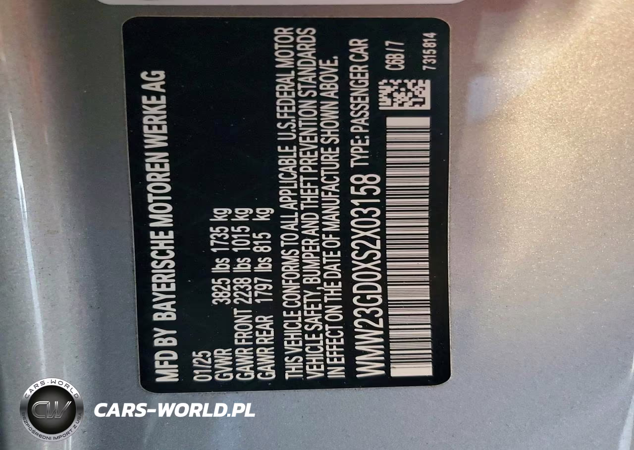 2025 Mini Cooper S VIN:WMW23GD0XS2X03158 - 12