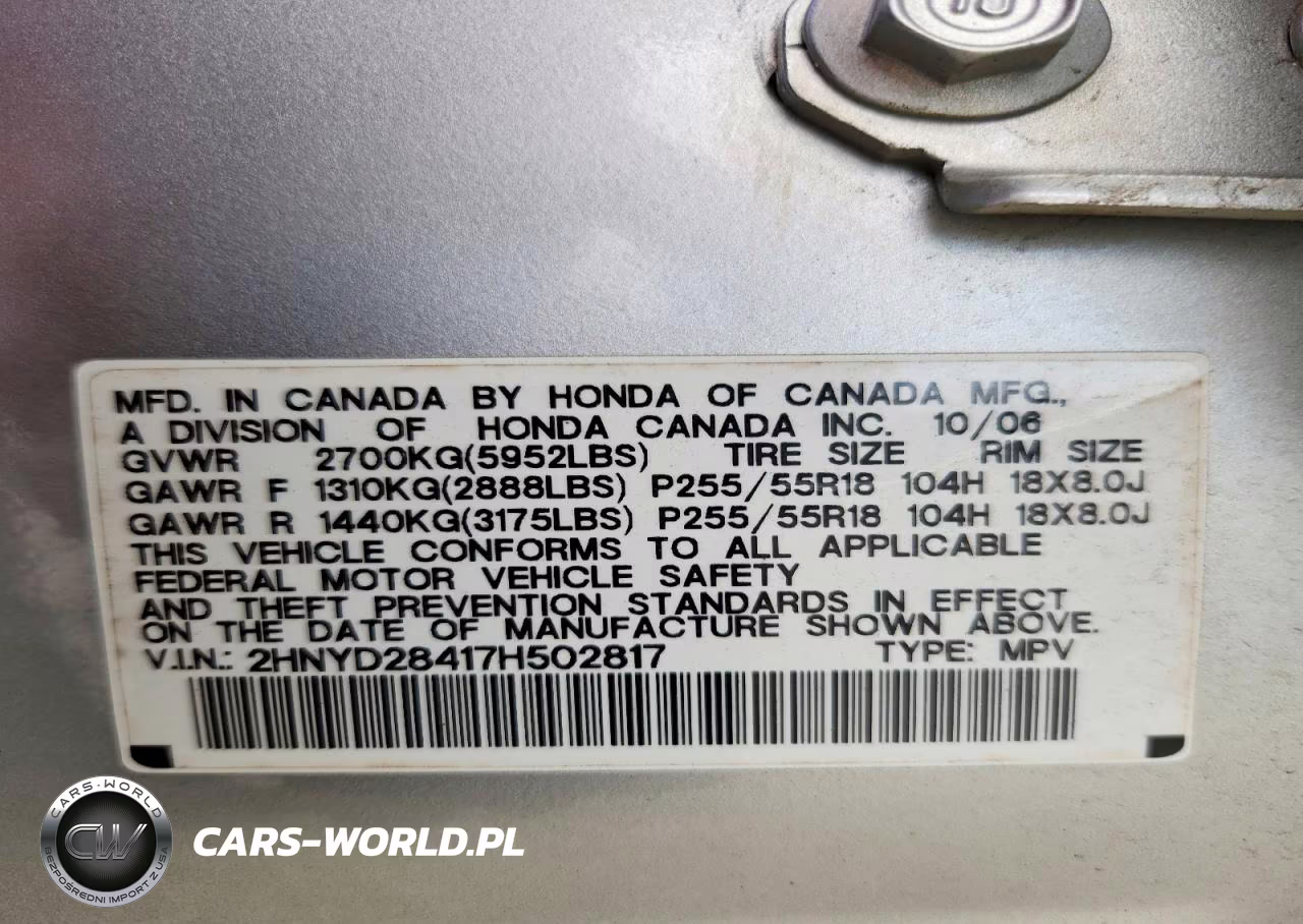 2007 Acura Mdx Technology VIN:2HNYD28417H502817 - 13