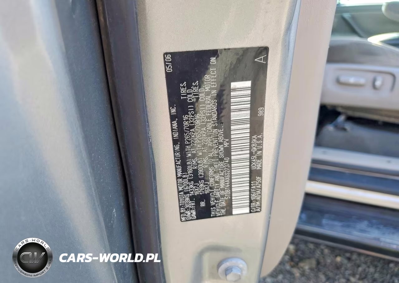 2006 Toyota Sequoia Sr5 VIN:5TDBT44AX6S273740 - 13