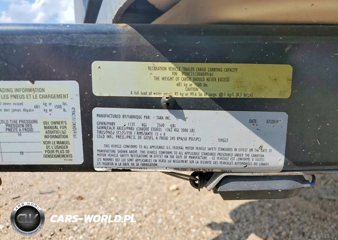 2019 Taxa Cricket Camper VIN:4T9AC1513KH049161 - 10