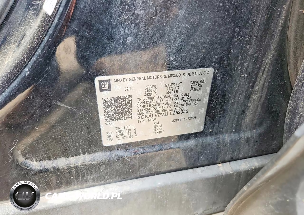 2020 GMC Terrain Slt VIN:3GKALVEV1LL252042 - 13