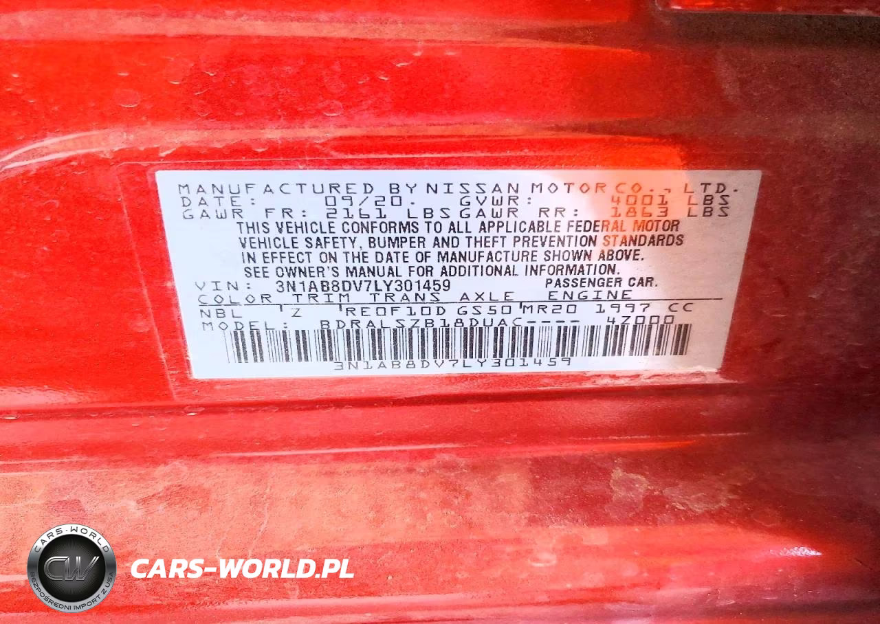 2020 Nissan Sentra Sr VIN:3N1AB8DV7LY301459 - 13