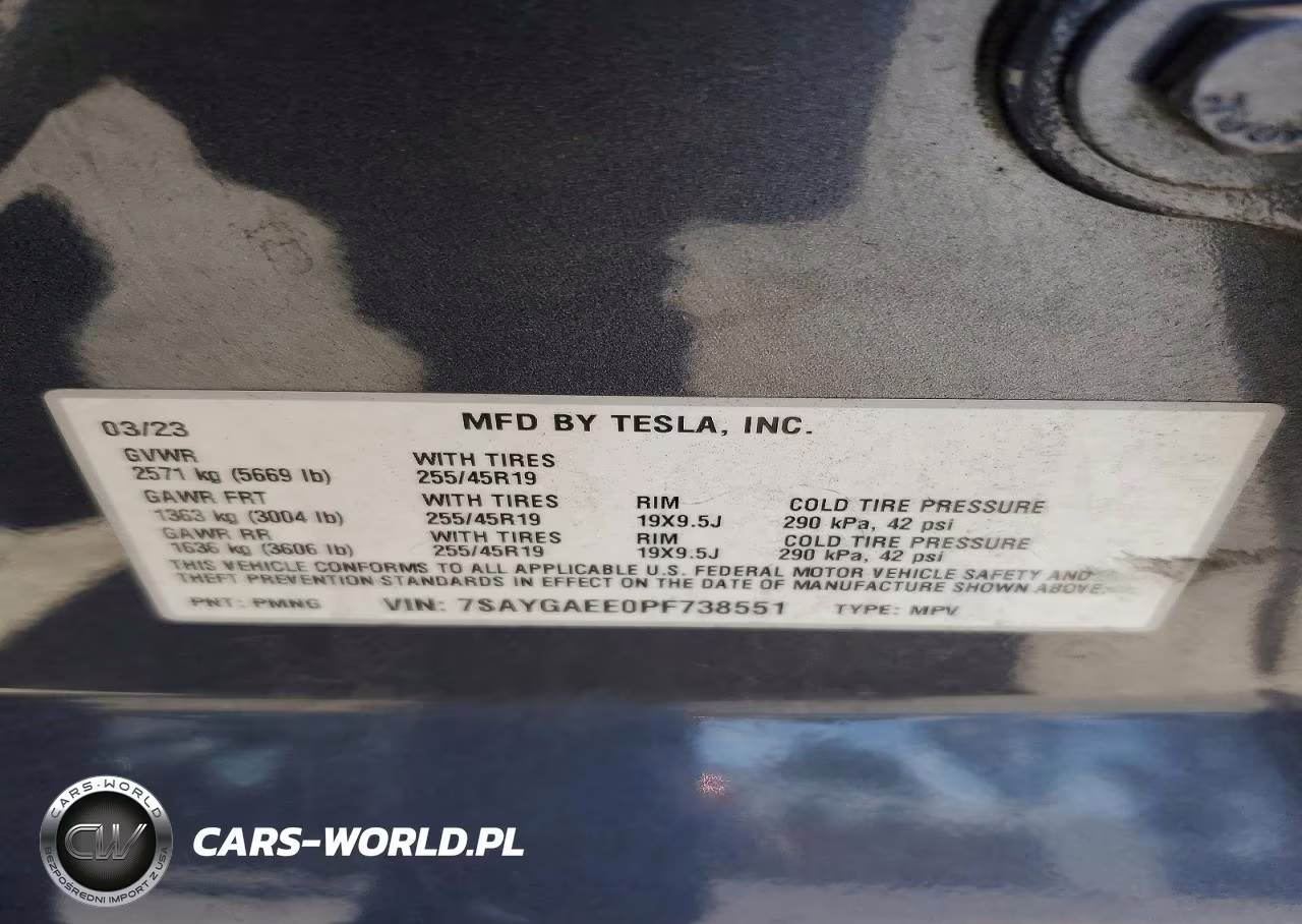 2023 Tesla Model Y VIN:7SAYGAEE0PF738551 - 12