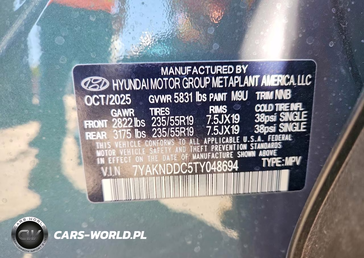 2026 Hyundai Ioniq 5 Sel VIN:7YAKNDDC5TY048694 - 13