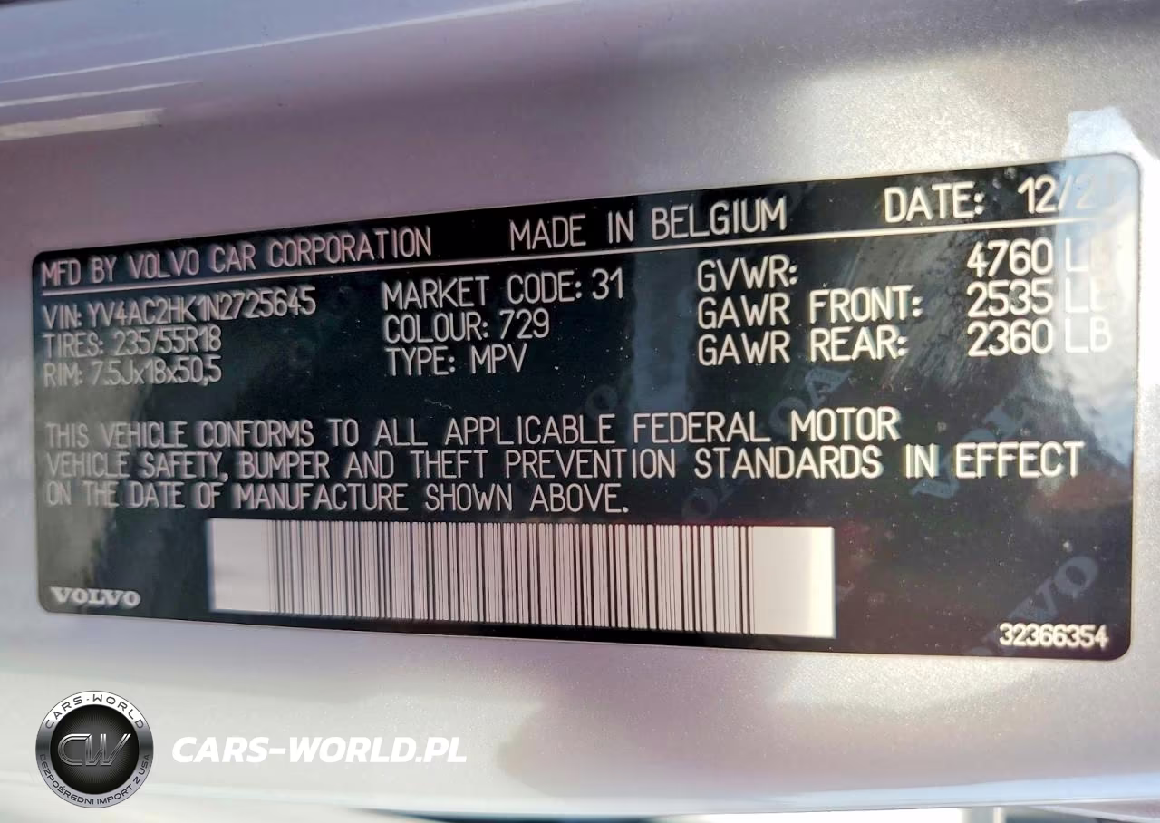 2022 Volvo Xc40 T4 Momentum VIN:YV4AC2HK1N2725645 - 13