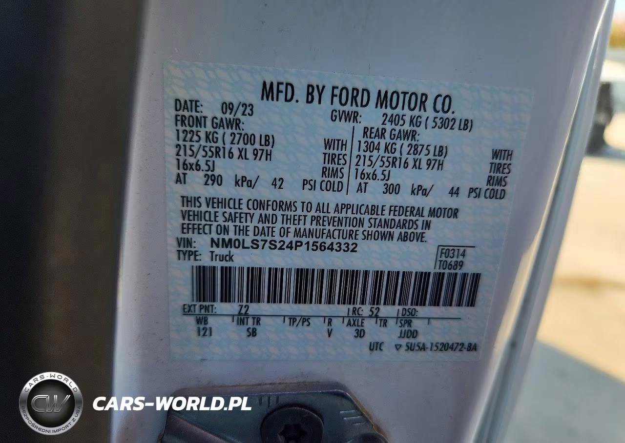 2023 Ford Transit Connect Xl VIN:NM0LS7S24P1564332 - 12