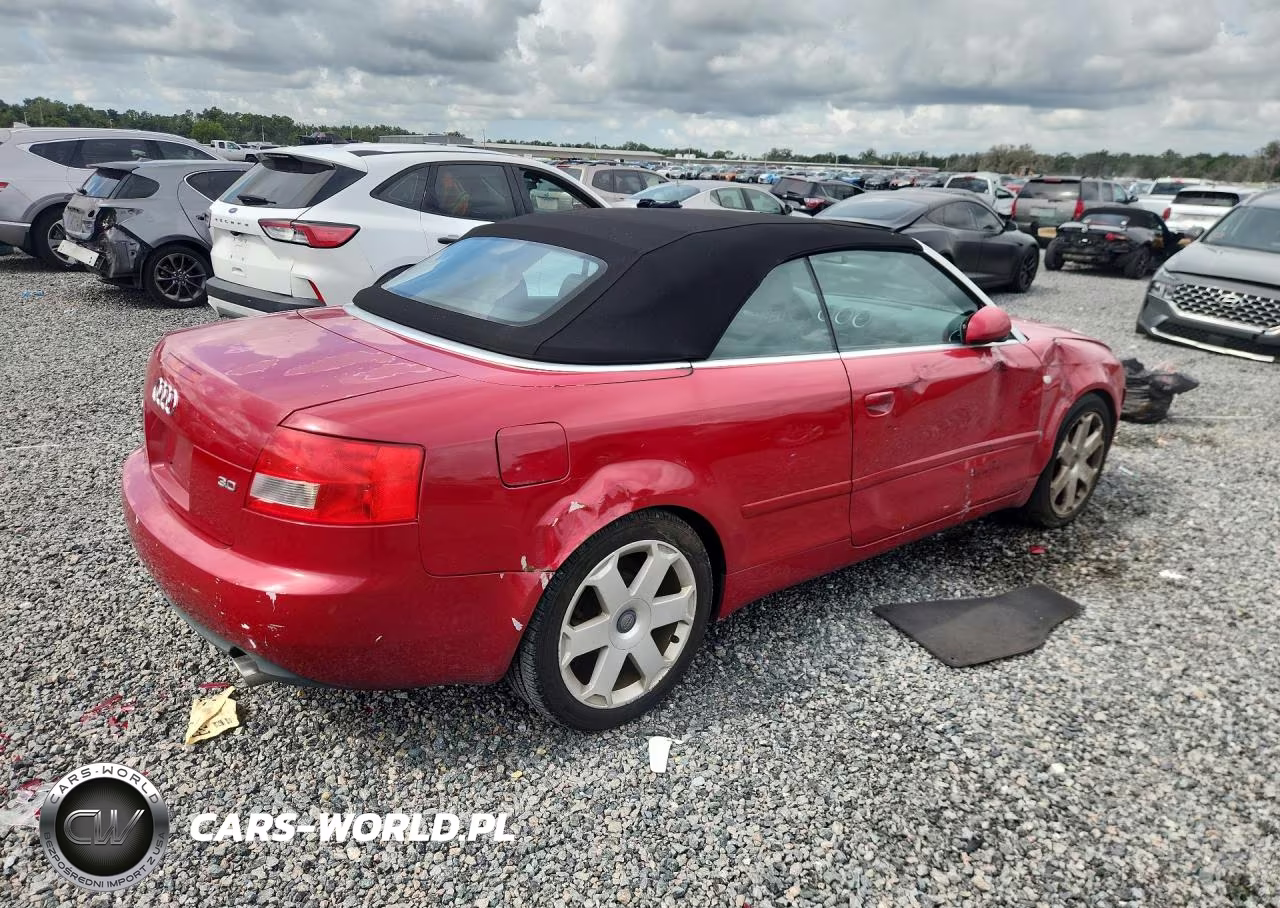2003 Audi A4 3.0 Cabriolet VIN:WAUAT48H93K014773 - 3