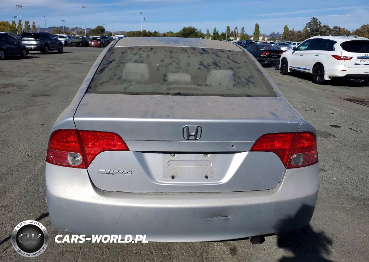2007 Honda Civic Lx VIN:1HGFA15527L130177 - 6