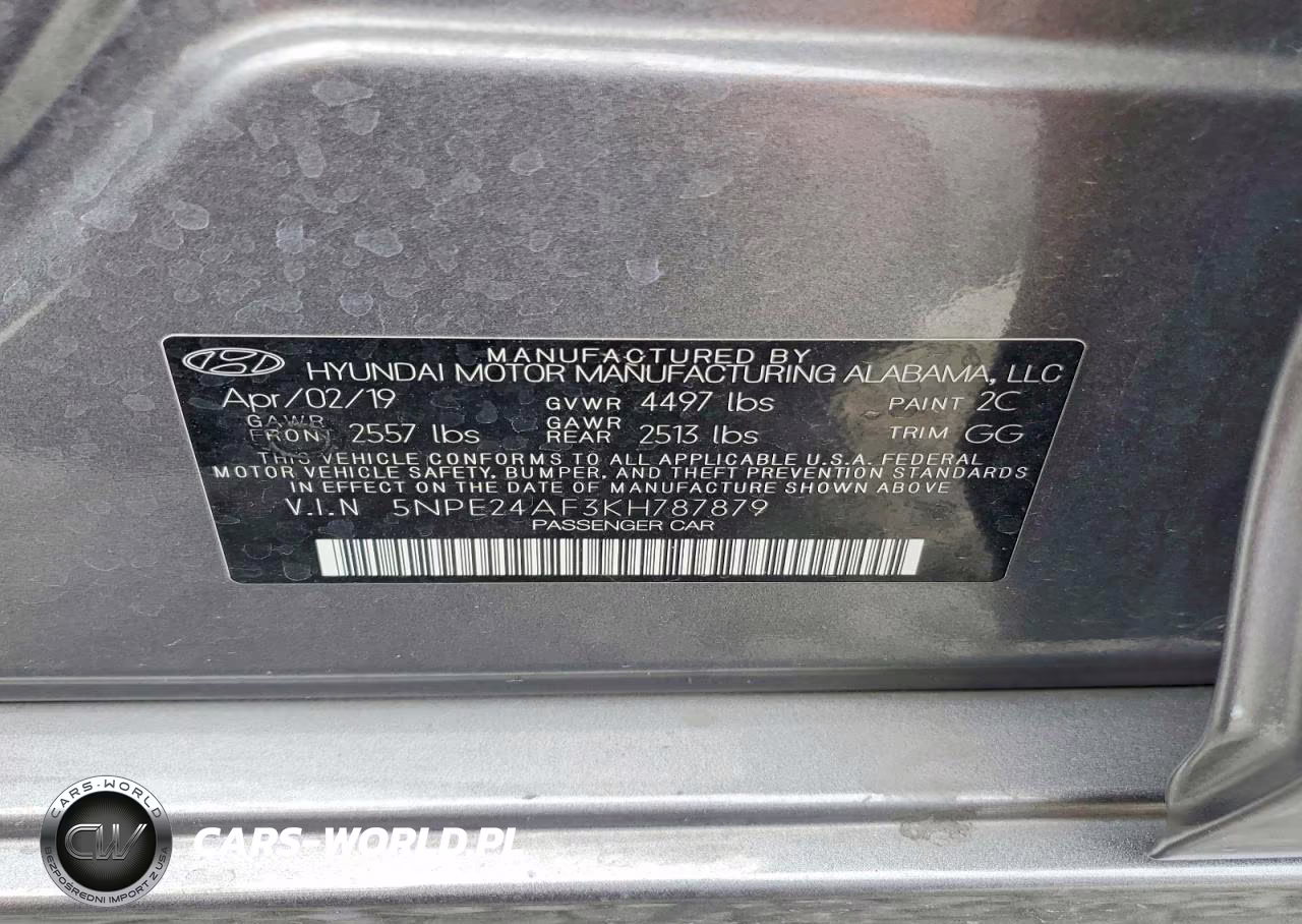 2019 Hyundai Sonata Se VIN:5NPE24AF3KH787879 - 13