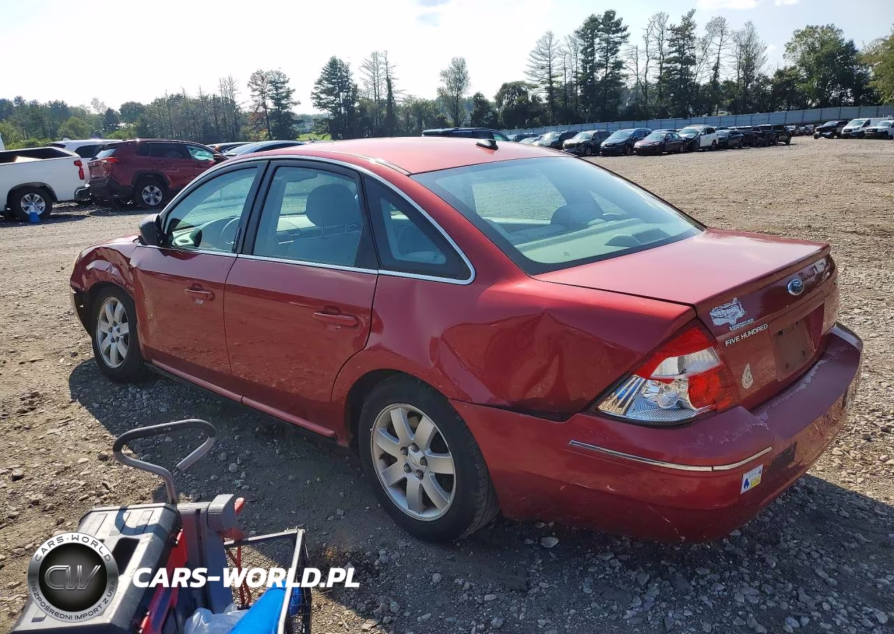 2007 Ford Five Hundred Sel VIN:1FAHP24127G137400 - 2