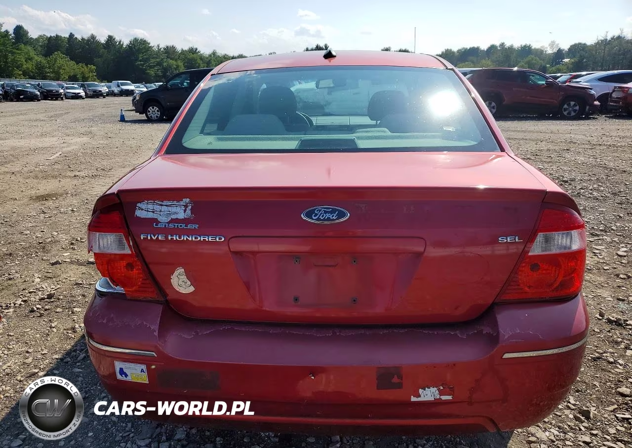 2007 Ford Five Hundred Sel VIN:1FAHP24127G137400 - 6