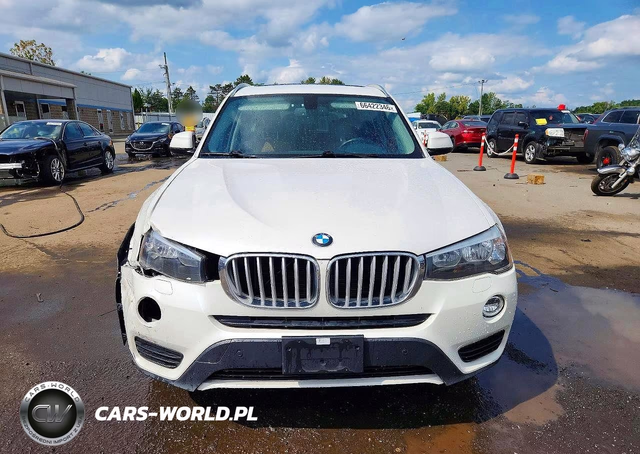 2016 BMW X3 xDrive28I VIN:5UXWX9C59G0D88911 - 5