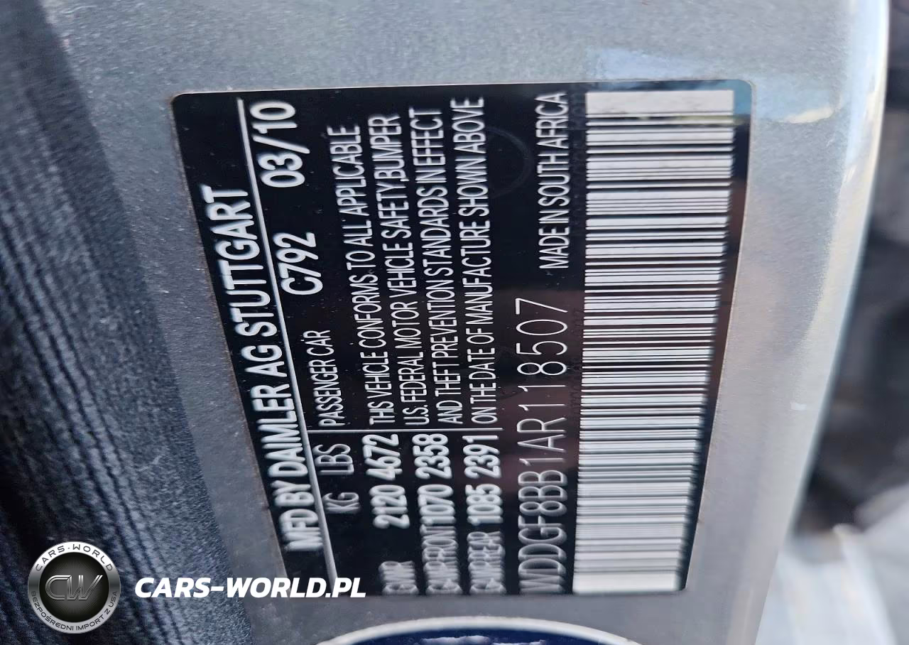 2010 Mercedes-Benz C 300 4Matic VIN:WDDGF8BB1AR118507 - 13