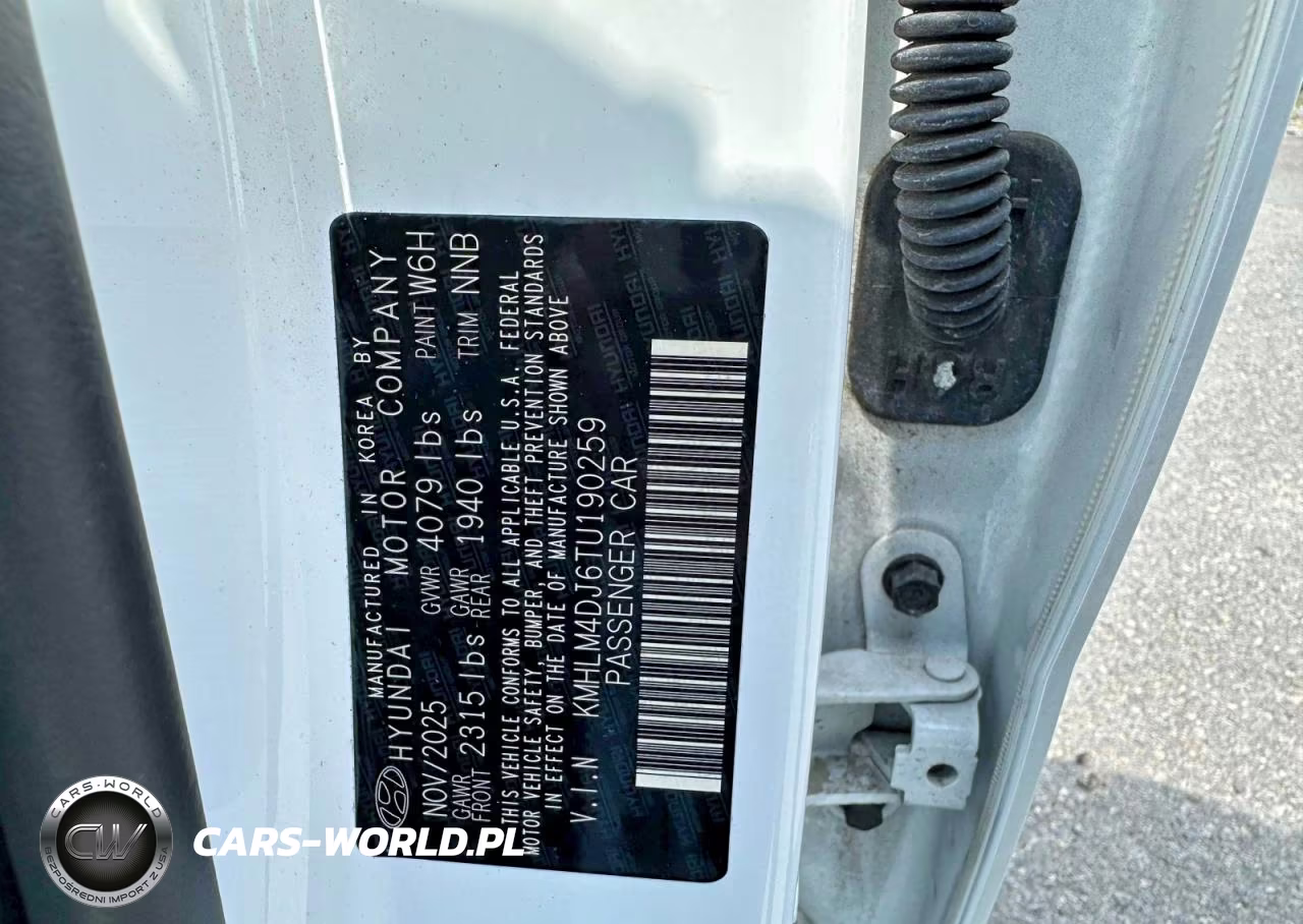 2026 Hyundai Elantra Hybrid Blue VIN:KMHLM4DJ6TU190259 - 10