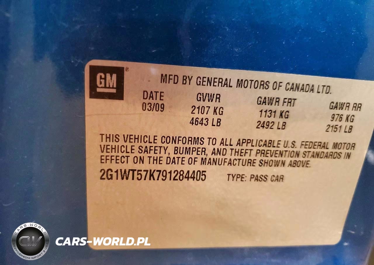 2009 Chevrolet Impala 1Lt VIN:2G1WT57K791284405 - 12